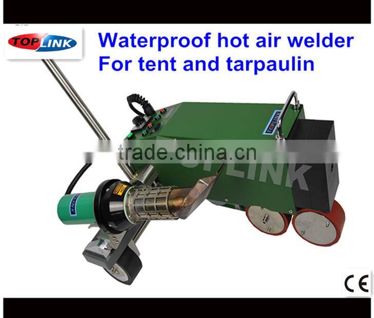 Waterproof hot air welder for tent and tarpaulin