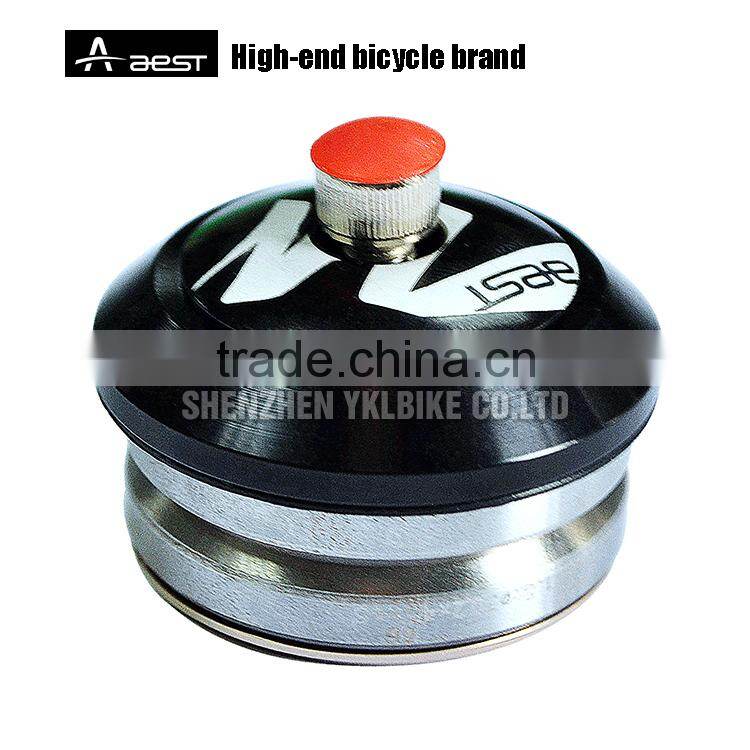 Alloy MTB Mountainbike Headset, AEST Bicycle Headsets, 1-1/8''-1.5'' Threadless Bicycle Headset