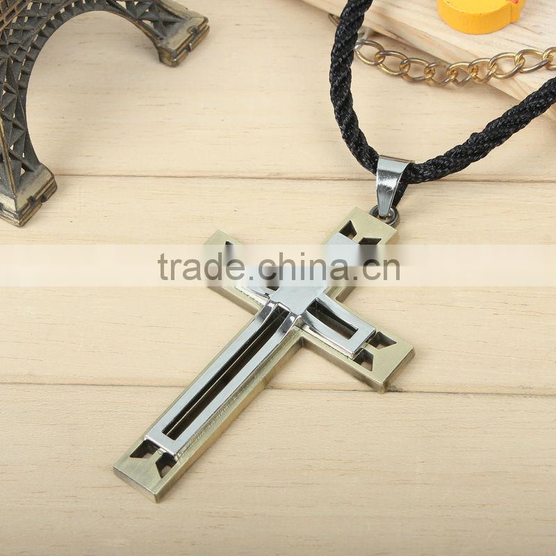 Titanium Stainless Steel Cross Pendant
