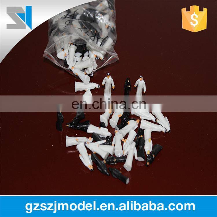 Miniature figure for architectural model making, delightful scale model