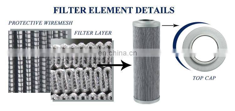 Replacement industrial sintered suction filter element