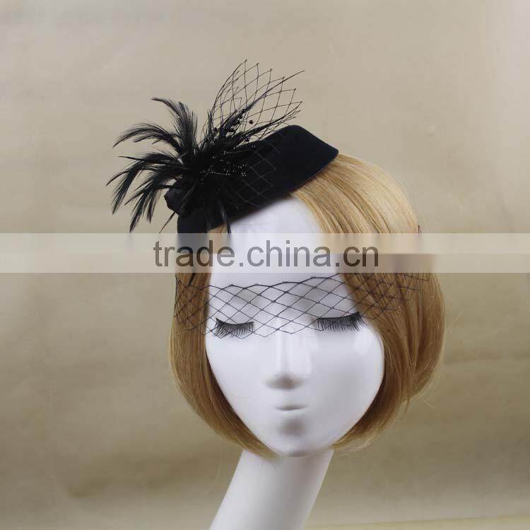 Wholesale Party/Races/Christams Mini Fascinator Hat With Veilling