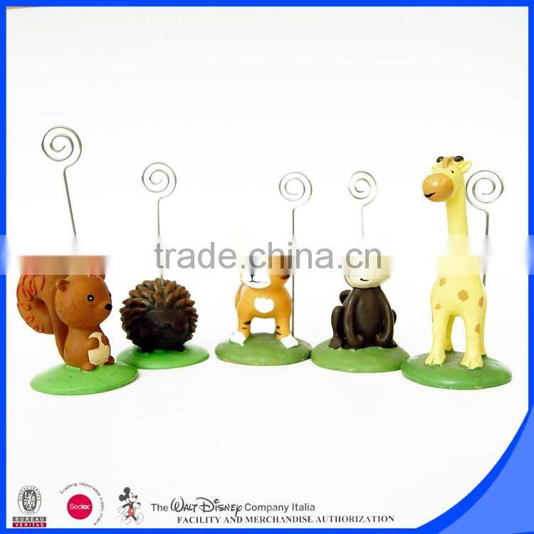 Variety animal place card holder metal Id card holder
