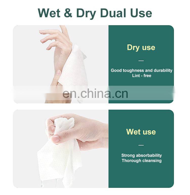 Compostable Dry Wipes Baby Dry Wipes Degradable Dry Wipes Cosmetic Special Cotton