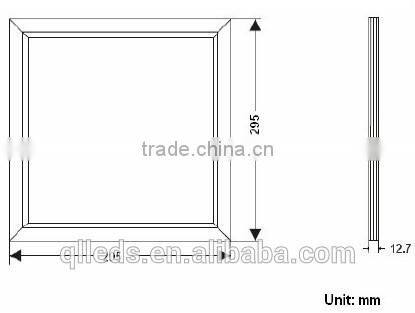 300X300 12w c UL UL listed RGB LED Panel Light! Special Design , Easily installation!