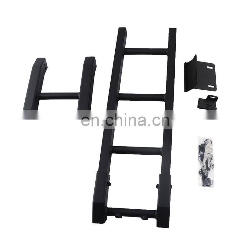 Black Steel Rear Ladder for Suzuki Jimny 19-on JB64 JB74 4x4 Accessories Tail Ladder from Maiker Manufacturer
