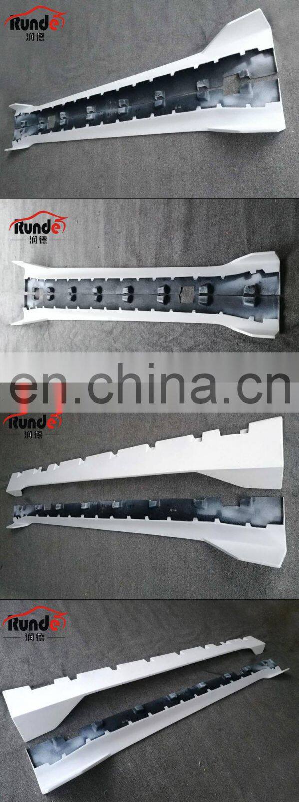 Runde Carbon Fiber Material Car Modification Auto Accessories Body Kit With Side Skirt Suitable For 2015-2020 Ford Mustang