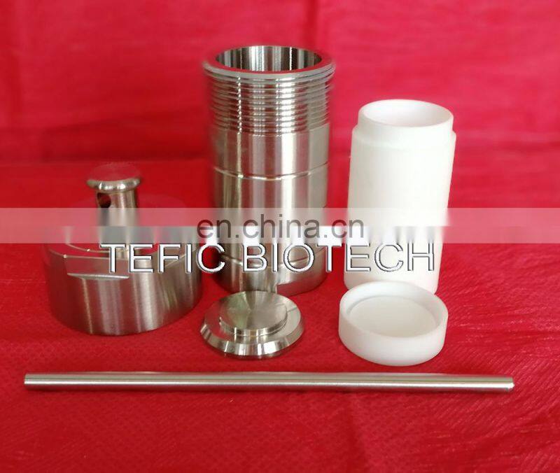 10ml to 2000ml PTFE Lined Hydrothermal Synthesis Reactor with Stainless Steel Shell
