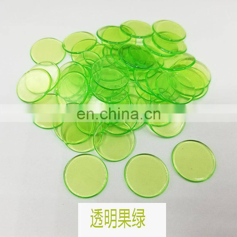 100pcs Montessori Learning Education Math Toys Learning Resources Color Plastic coin Bingo Chip Children Kids Classroom Supplies
