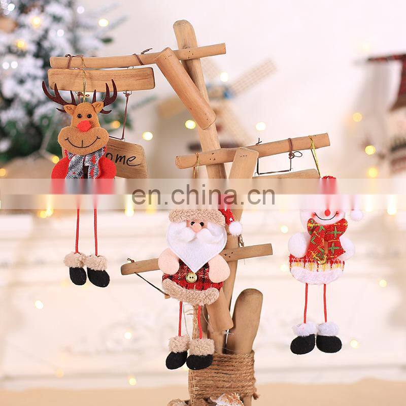 2022 Happy New Year Christmas Ornaments 2022 Xmas Gift Santa Claus Snowman Tree Pendant Doll Hang Decorations for Home