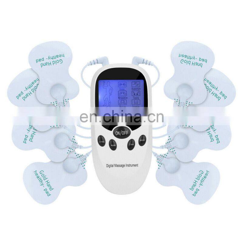 Electric Tens Unit Machine Pulse Massager Full Body Muscle Stimulator Therapy