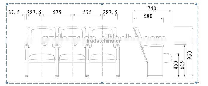 Theater chair theater seat theater seating for sale DC-5032MF