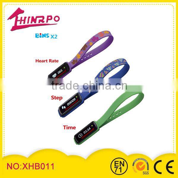 2014 new waterproof bluetooth silicone band wristwatch Track steps distance and calories burnt