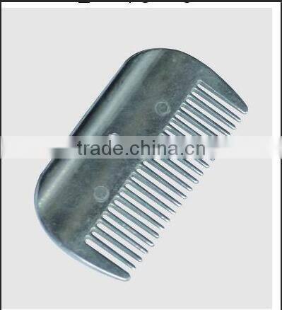 Aluminium mane comb for horse grooming Saddlery No:014