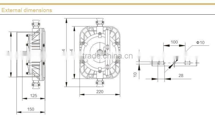 DGS50/127L(A) flameproof mining LED roadway lights