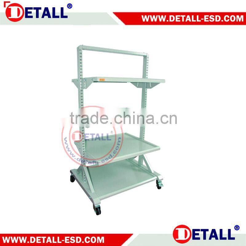 4 adjustable shelves ESD cart