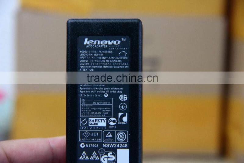 5.5*2.5mm AC Notebook Charger 20V 3.25A For Lenovo IBM Z500 B470 B570e B570 laptop keyboard to usb adapter