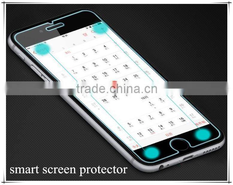 New products 2016 smart tempered glass screen protector cases for iphone 6 and 6s