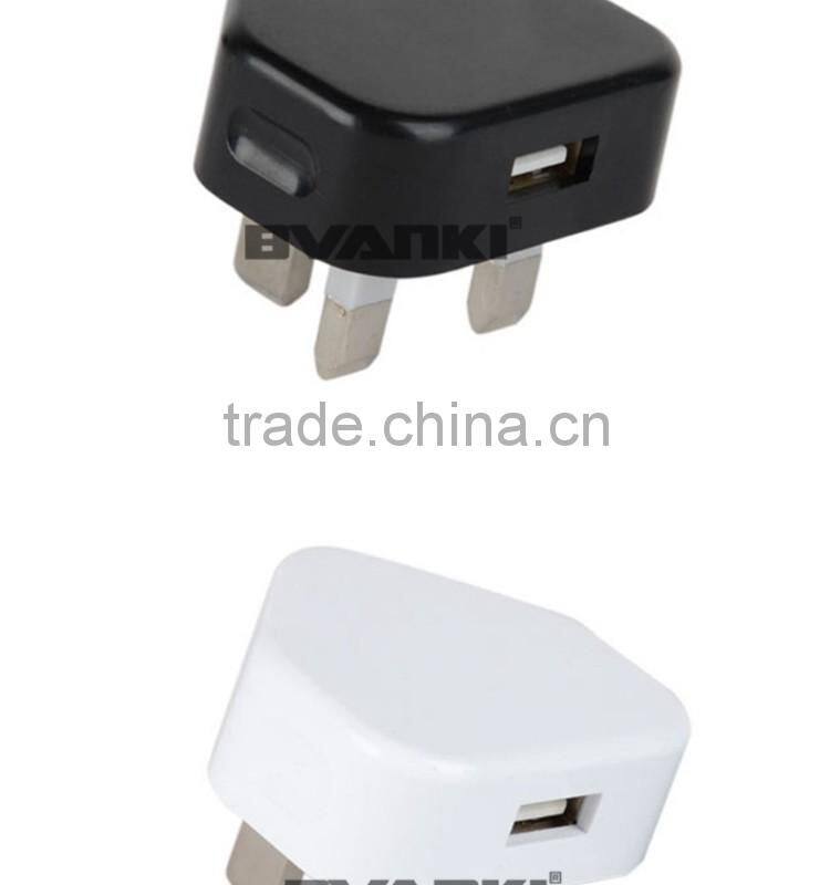 5V 1A Travel charger usb 5V 1A colorful mini usb home/travel charger quick charging 5V 1A 3 pin usb travel charger free sample