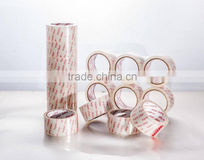 Much clear BOPP packing adhesive tape SUPER CLEAR TAPE