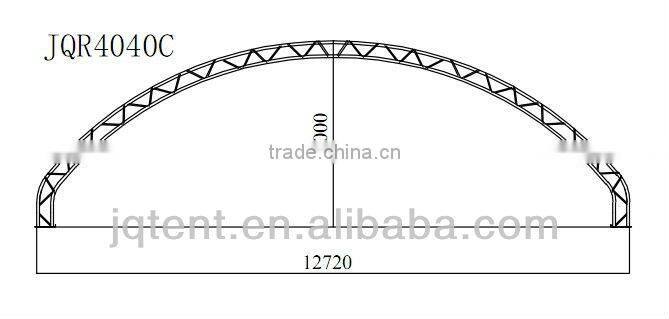 JQR4640C steel frame container canopy