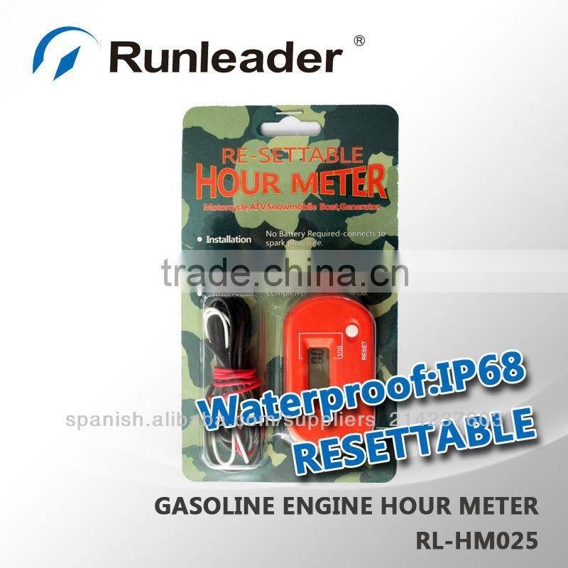 Waterproof Digital Hour Meter for Motocross Pit Bike