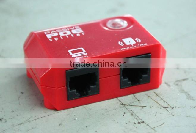 Dual RJ45 passive POE Splitter