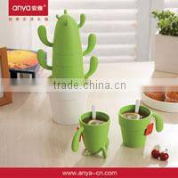 D669 Eco-friendly Cactus Novelty Houseware Decorative Coffee Mugs