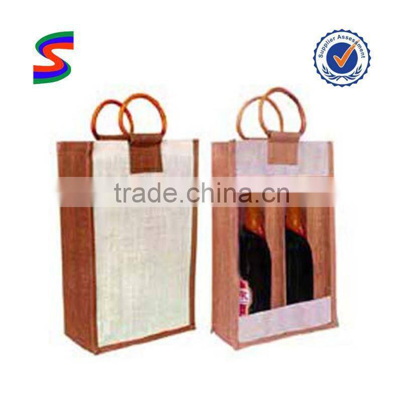 Fashion Wine Cooler Bag Wine Bottle Tote Bags