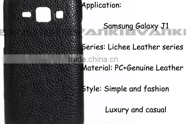 Hot Selling Item 2016 Premium Leather Wholesale For Samsung Galaxy J1 Back Cover,Waterproof Case For Samsung Galaxy J1