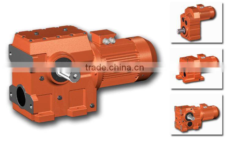 2016 high efficiency helical worm gear speed reducer