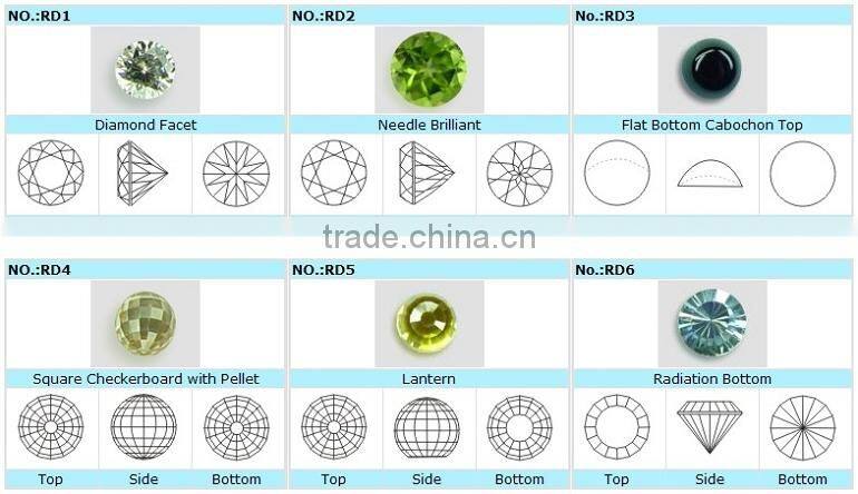 Hight quality decorative 1.0 1.5mm star cut white synthetic micro pave casting cz