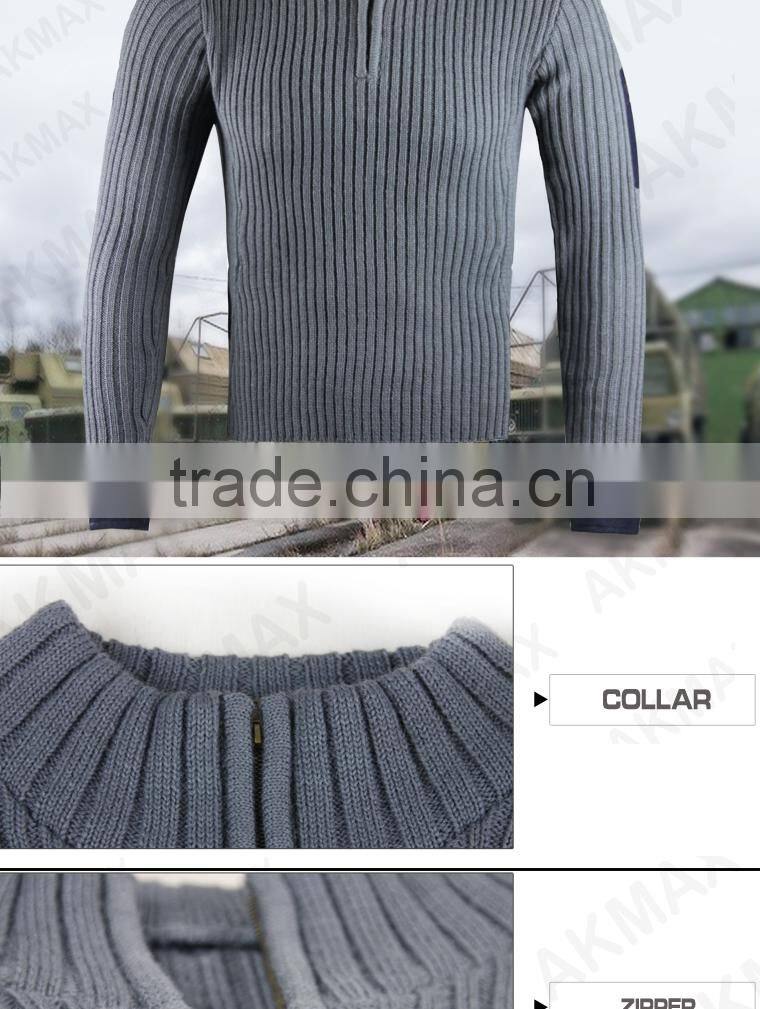 Government Issue Military Wool Sweater For Outdoor Use