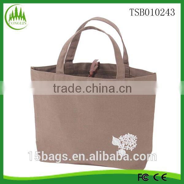 New product for 2014 fashion latest cute women canvas packaging bags