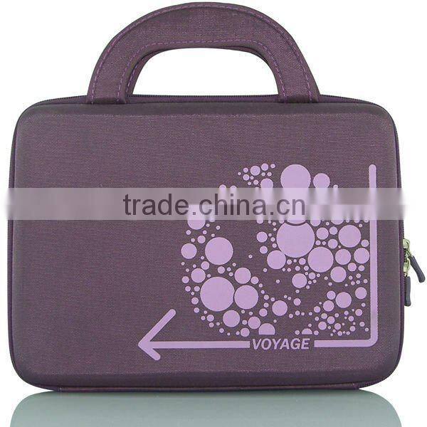 black polyester hard tablet case