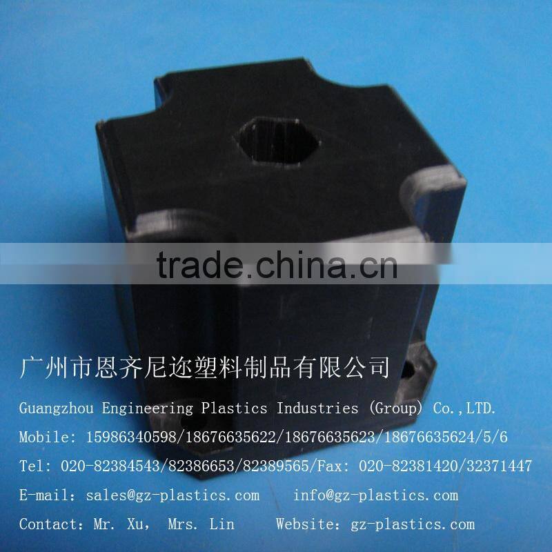 engineering plastic pa6 nylon pom pe injection molded part