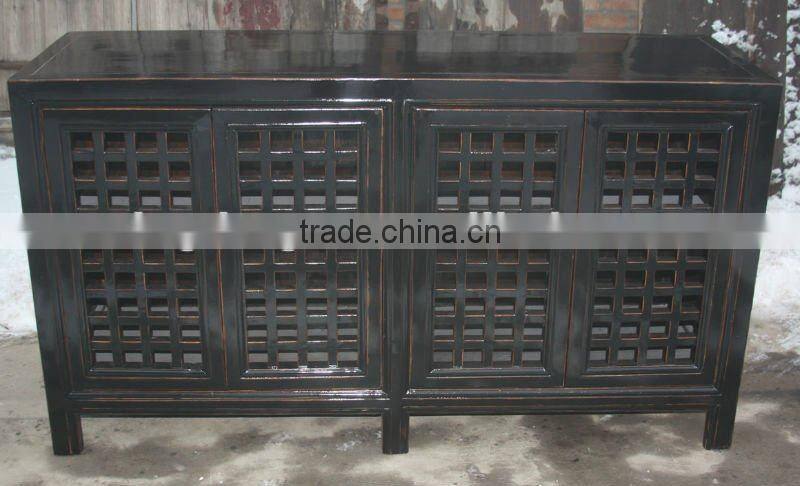 chinese antique four door kitchen cabinet