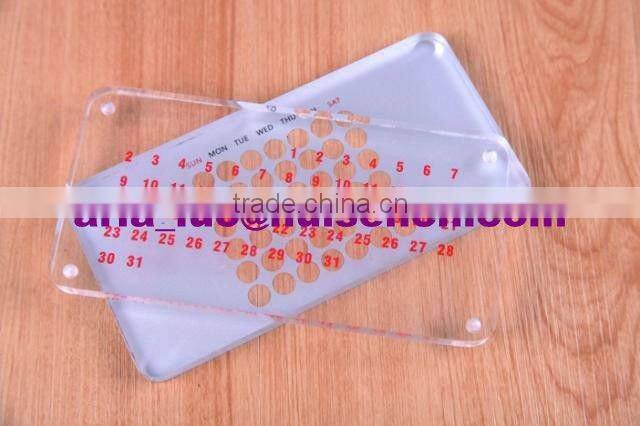 Acrylic desktop magnet calendar stand, photo frame