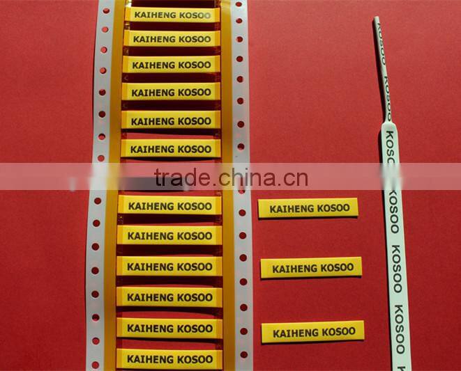 3:1 1/4 inch heat shrink cable marker sleeve for electrical wires