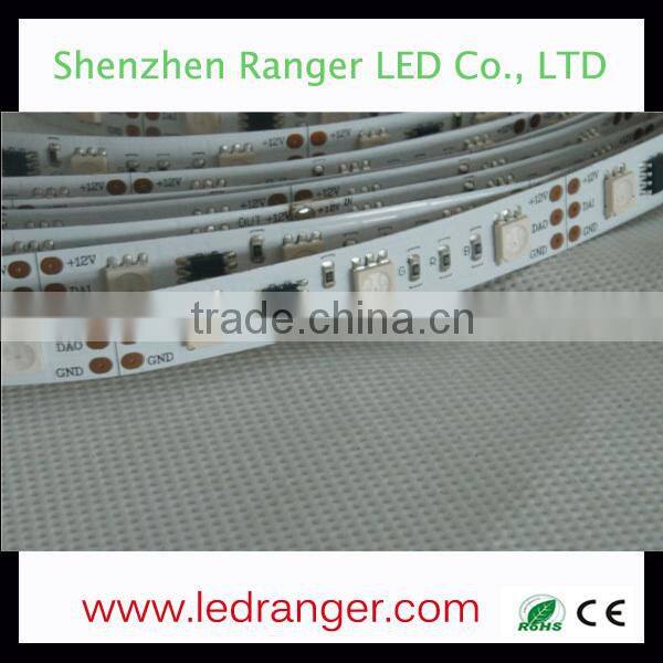 12v Addressable RGB LED Light Strips IC WS2811 12V 30LEDSs 48LEDs 60LEDs per meter for Lighting decoration
