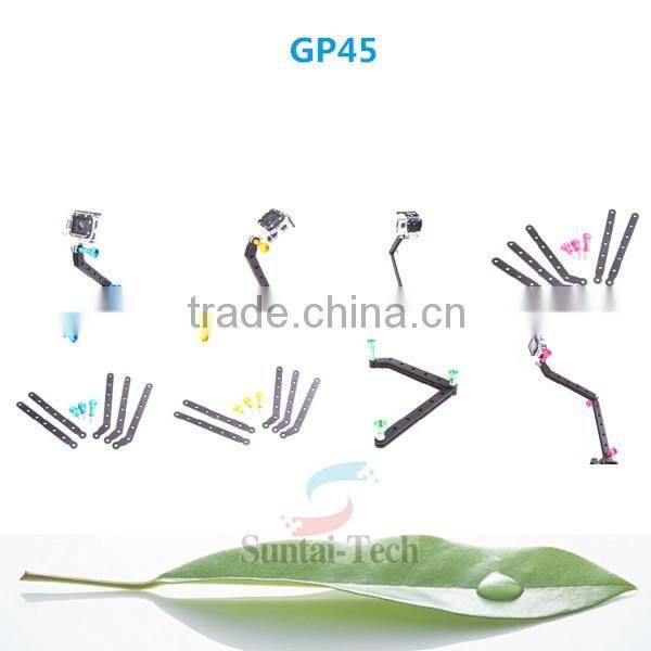 CNC Aluminum Arms and Screw for Gopros Heros 3+/3/2/1 professional gopros accessories OEM/ODM gopros CNC Aluminum arm GP45