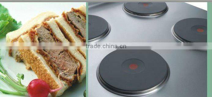 Restaurant kitchen equipment/Stainless steel free standing electric hot plate cooker with oven BN900-E810A