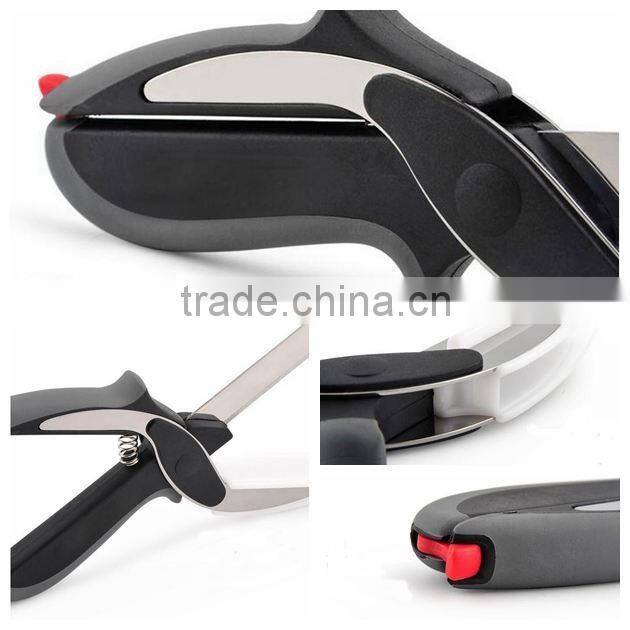 Stainless steel Kitchen clever Food Slicer scissors Knives