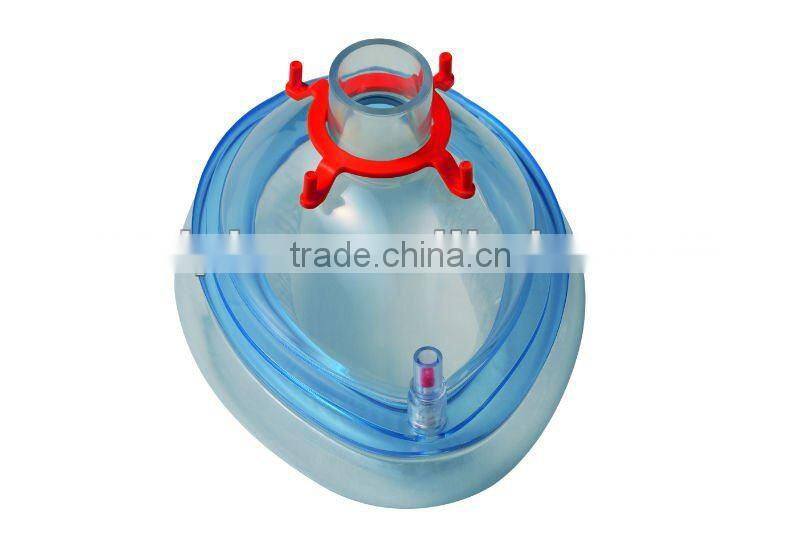 Factory outlets high-quality PVC transparent anesthesia mask