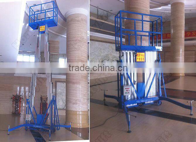 double aluminum electric platform lift electric motorcycle lift table