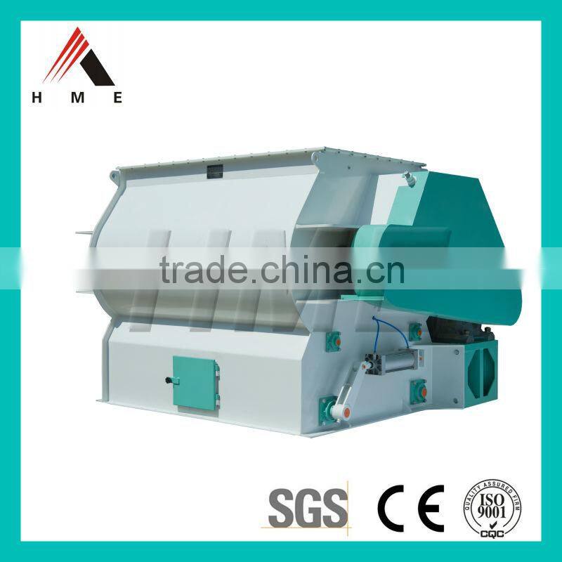two shafts chicken feed mixing machine