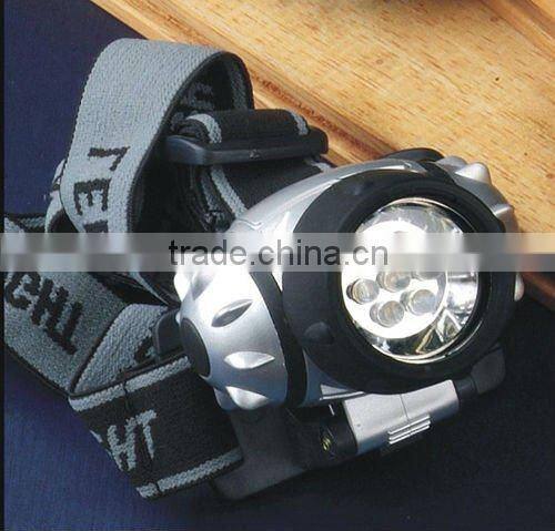 ABS led head torch lamp with 7 LED