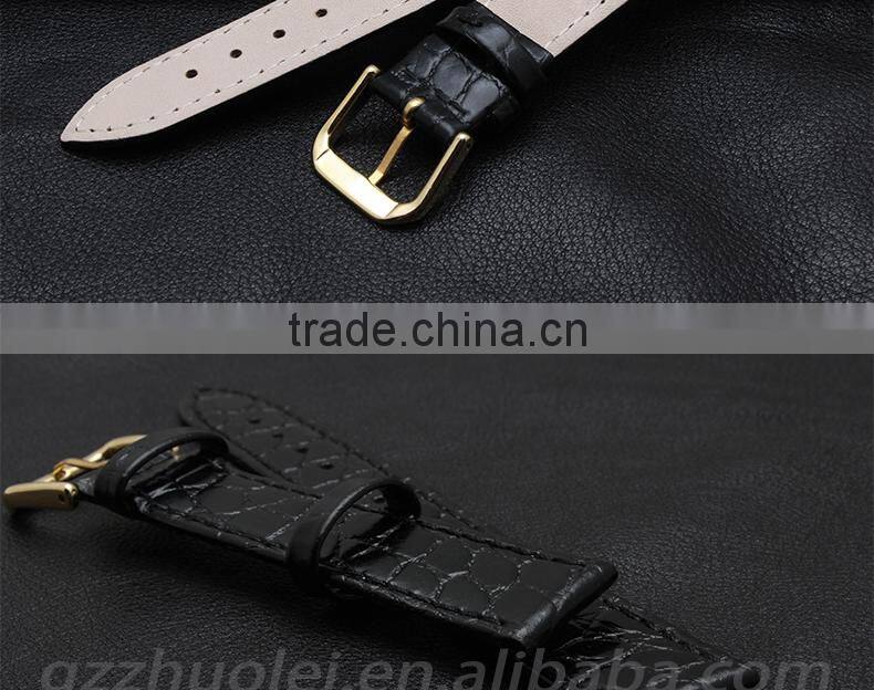 12|13|14|16|18|20mm high quality genuine calf leather Men and women's Watch strap without buckle