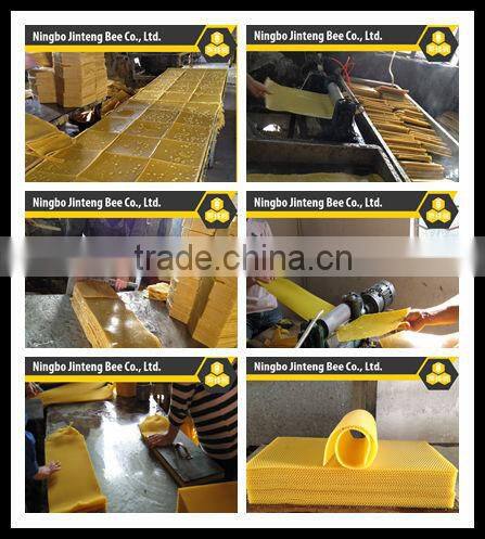 Chinese 2014 hot sale beeswax foundation sheet