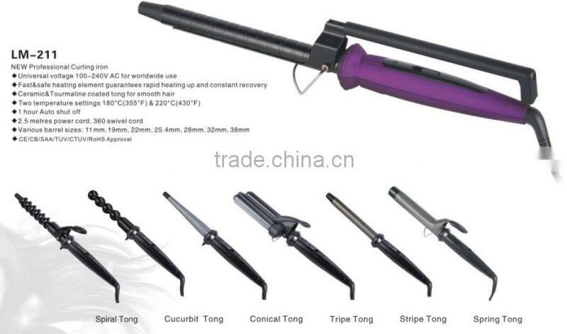 Newest manufacturing curling iron lm-211